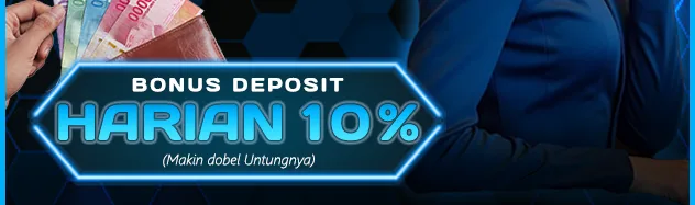 BONUS DEPOSIT HARIAN 10%