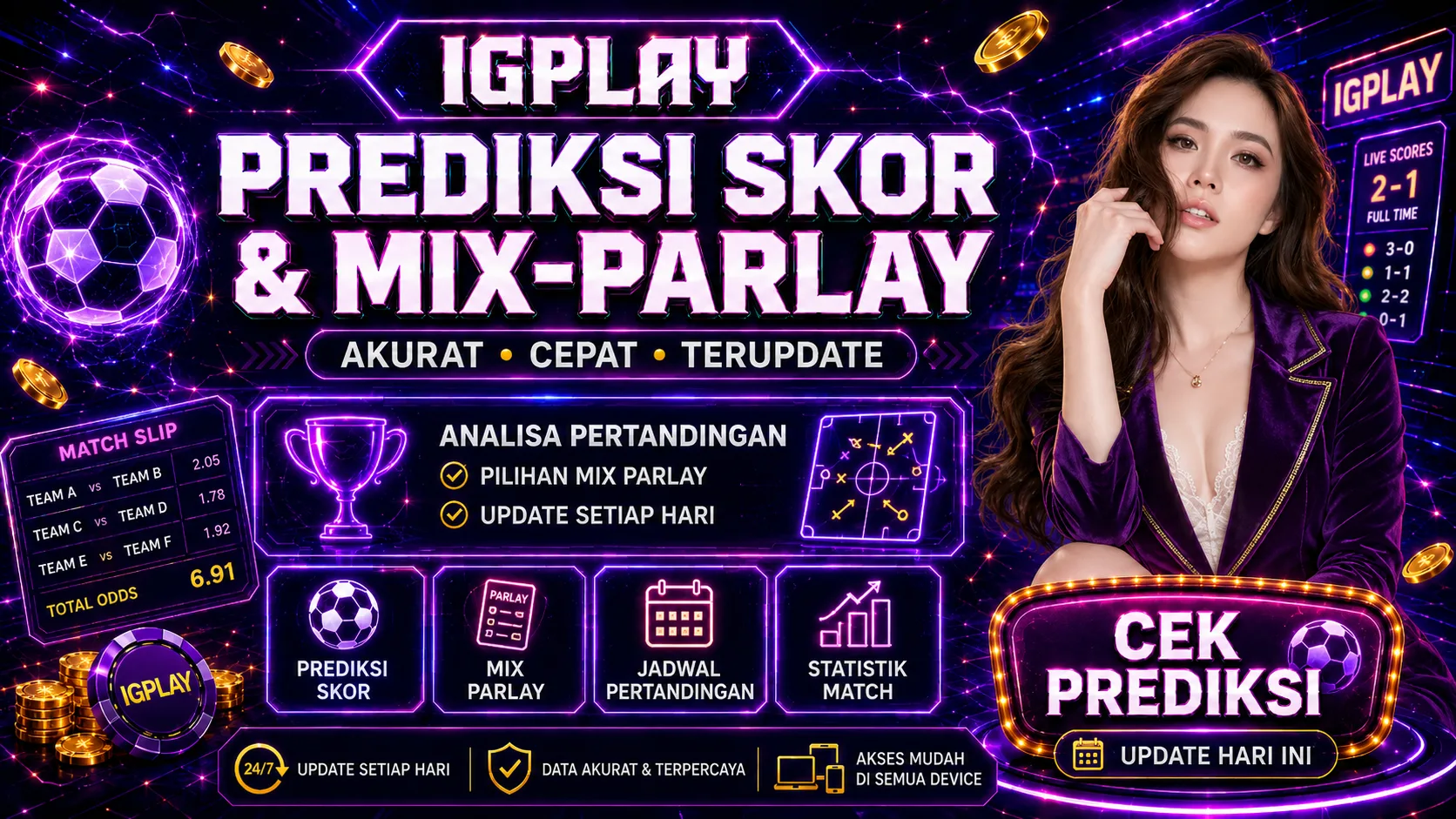 Prediksi Bola & Mix Parlay IGPLAY
